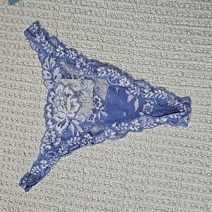NWT Vintage La Perla Thong - Made in Italy - Blue - Size 3 / Medium